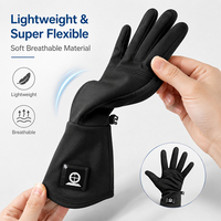 Gants chauffants électriques rechargeables avec technologie de chauffage instantané par batterie pour le ski, la chasse, la conduite et le camping en hiver