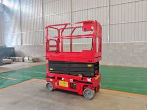 6-метровая гидравлическая ножничная подъемная платформа, 320 кг, полностью самоходная, для высотных работ, электрический подъемник - Product Image 6