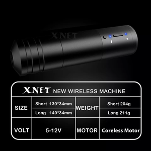 Máquina de tatuaje rotativa inalámbrica <span class=keywords><strong>XNET</strong></span> Elite, Pluma de tatuaje con batería de litio, pistola de tatuaje profesional para arte corporal - Product Image 4