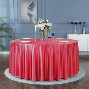 Mantel Redondo de Lujo para <span class=keywords><strong>Restaurante</strong></span> al por Mayor, Nuevo Diseño, Mantel de Boda de Tela No Tejida - Product Image 4