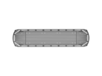 Barre lumineuse LED pour véhicule d'urgence (ambulance, camion de pompiers) - LED de 3W + éclairage stroboscopique