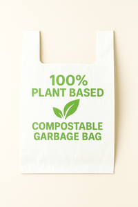 100% sacs poubelle compostables écologiques à base de plantes emballage en plastique de fécule de maïs de stockage de déchets ménagers biodégradables durables - Product Image 2
