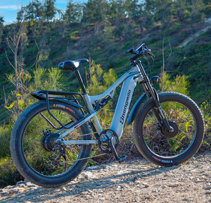 48V 17.5Ah Lithium Battery Adult Sport Electric Mountain Bike 2 Dual Motor Hydraulic <b>Disc</b> Brakes Aluminum Alloy Frame Dual - Product Image 6
