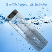 Einziehbarer Automatischer Stroker mit Stoß-, Saug- und Vibrationsfunktion, Männlicher Masturbator, Erwachsenen-Sexspielzeug für Männer, Heizbare Basis, TPE-Taschenmuschi