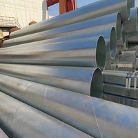 Tuyau en acier galvanisé sans soudure à prix d'usine, tube revêtu de zinc par immersion à chaud Q235B Q355B 20 #   45 #   A106 GrB 1-20 pouces Sch40 6m