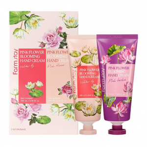 Lot de 2 crèmes hydratantes pour les mains à la fleur rose éclose, parfum floral hydratant aux herbes, 1 unité - Product Image 1