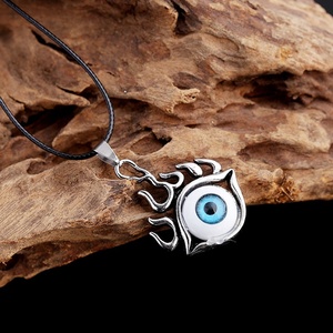 Collana <span class=keywords><strong>con</strong></span> Ciondolo Occhio Stile Goth Punk, Cornice Occhi del Diavolo, Collane Vintage Rock, Gioielli Regalo per Uomo - Product Image 4