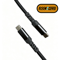 Câble USB-C vers Type-C 20V 5A 100W PD à charge rapide 3.2 Gen2 1m 2m 3m 3t 6ft 10ft pour produits électroniques