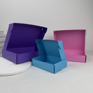 Boîte d'emballage en carton ondulé en matériaux recyclés, magnifiques bouquets de papier pour vernis à ongles, huile, sérum de soin de la peau, <span class=keywords><strong>faux</strong></span> <span class=keywords><strong>cils</strong></span>, blush - Product Image 5