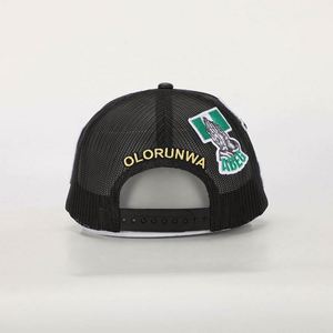 Casquette de camionneur en cuir PU avec logo brodé 5 panneaux, personnalisée OEM, haute qualité, certifiée BSCI, Gorras, casquette en maille - Product Image 5