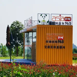 Mobile pop-up bungalow coffee shop design container gelato ad alte prestazioni