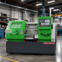Tour CNC horizontal à lit plat 2 axes CK6140 haute vitesse avec système Fanuc/GSK et garantie de 2 ans