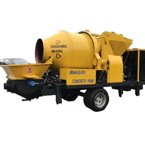 Mesin beton pompa diesel mixer pompa JBS30 untuk dijual di Mesir