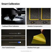 Impresora 3D Snapmaker U1, 4 Boquillas Independientes, Impresión a Todo Color, Multimaterial, Gran Formato, FDM de Escritorio, Alta Precisión y Velocidad con Monitoreo por IA