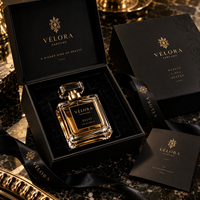 Coffret cadeau de parfum haut de gamme, flacon de parfum personnalisé avec boîte magnétique de luxe