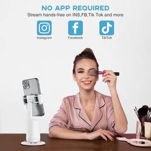 Supporto per Telefono con Rotazione a 360 Gradi e Tracciamento Automatico del Viso e del Corpo, Treppiede per Riprese Vlog e Streaming Live - Product Image 6