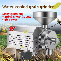 Broyeur industriel de soja, céréales, feuilles, graines de chanvre, curcuma avec moteur 3500W en acier inoxydable martensitique