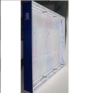 Thương mại di động hiển thị edgelit căng thẳng vải hộp Đèn Pop Up biểu ngữ đứng <span class=keywords><strong>LED</strong></span> Tường hiển thị seg <span class=keywords><strong>LED</strong></span> Pop Up trở lại thả - Product Image 5