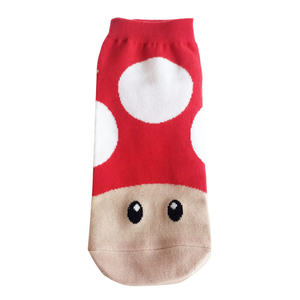 Vente en gros de chaussettes en coton pour femmes, chaussettes de cheville en coton avec personnage de dessin animé <span class=keywords><strong>Mario</strong></span> - Product Image 5