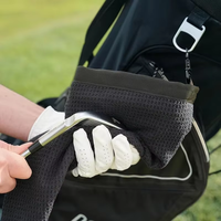 Sac de rangement portable multifonction pour accessoires de golf, pour le nettoyage des balles et des clubs de golf, pour le sport et l'extérieur