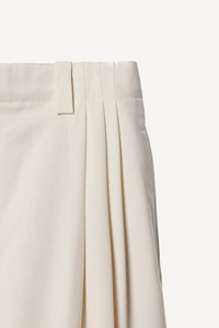 <span class=keywords><strong>Pantalon</strong></span> de Costume Formel Plissé pour <span class=keywords><strong>Homme</strong></span>, Coupe Ample Évasée, Respirant, Style Vintage, avec Fermeture Éclair et Poches Asymétriques, Idéal pour Mariage - Product Image 5