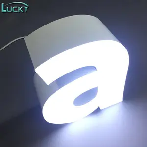 חנות שילוט LED תאורה שם לוח 3D frontlit סימן אותיות