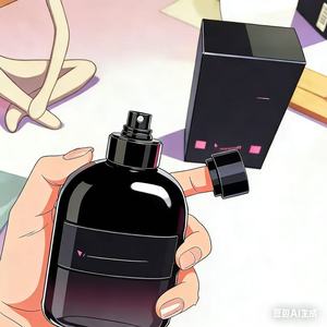 Almacén en EE. UU. Disponible Envío Gratis 2-5 Días |   Perfume EDP para Hombre Gradient Black Red Rivet Bottle Intense Woody Vanilla 100ml de Larga Duración - Product Image 3