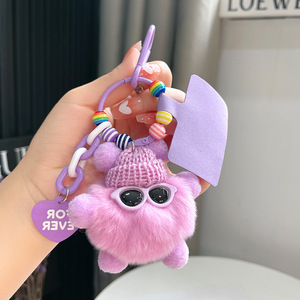 Dessin animé mignon en peluche coque de téléphone suspendu corde lanière porte-clés pendentif elfe téléphone portable sangle cartable pendentif pour antichoc - Product Image 4