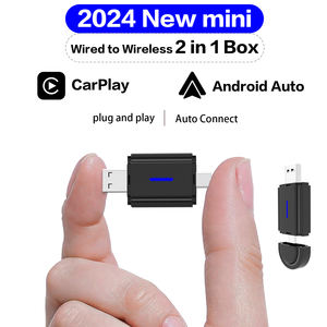 Adaptateur sans fil double USB A type C 2 en 1 Carplay Android Auto pour apple ai box adaptateur <span class=keywords><strong>netflix</strong></span> toyota jeep - Product Image 5