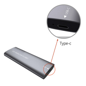 ShuoLe <b>M.2</b> Nvme <b>Ssd</b> To Usb3.1 Type C Aluminum External Hard Drive Enclosure - Product Image 3