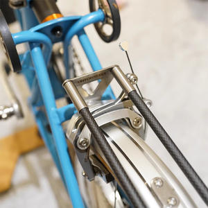 Porte-bagages arrière pour vélo, porte-bagages pour bagages, porte-bagages facile, carbone, titane, UionJack, à utiliser pour <span class=keywords><strong>Brompton</strong></span> a C P T Line - Product Image 6