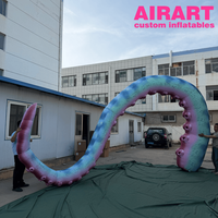 Ballon gonflable tentacule de pieuvre à motifs DIY pour la décoration de scène, tentacules gonflables pour les installations photo dans les centres commerciaux