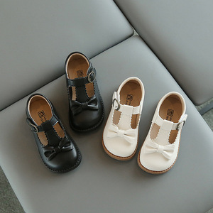 Zapatos de Vestir Escolares de Primavera/Verano, Estilo Mary Jane, Sin Cordones, con Lazo, de Cuero PU, Transpirables, con Punta Redonda, para Uniforme Escolar y Fiestas - Product Image 3
