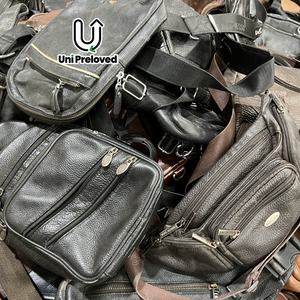 A13-2 Vente en gros de sacs de ceinture <span class=keywords><strong>pour</strong></span> hommes en cuir véritable d'occasion, sac de <span class=keywords><strong>taille</strong></span> en cuir de vache et de mouton, approvisionnement en vrac - Product Image 2