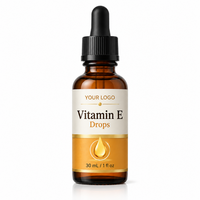 Gouttes liquides de vitamine E à marque privée OEM, complément blanchissant pour la peau, pour adultes non enceintes