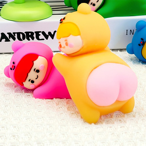 2025 Colorful Drip Rubber Cartoon Doll Creative Stress Reliever and Slow Rebound Decompression Vent Toys for Boys and Girls - Product Image 4