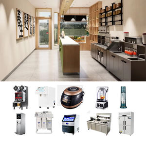 Juego de equipos de cafetería de alta calidad para café Bubble Tea Refrigerate Counter <span class=keywords><strong>Bar</strong></span> Milk Tea Equipment - Product Image 1