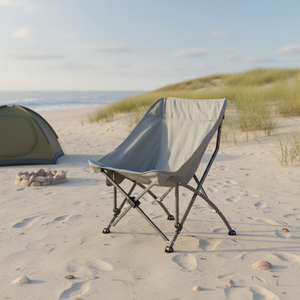 Nouvelle conception de chaise de plage pliante en aluminium ultralégère pour la détente en plein air, la sieste et le pique-nique - Product Image 1