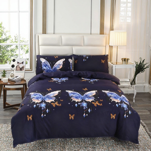 Juego De Ropa De Cama, Morbuy 3D Mariposa Impresión Microfibra Juego De