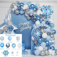 Kit de ballons en latex souples pour guirlande de fête, idéal pour la fête prénuptiale, la révélation du sexe, les fêtes à thème et la décoration de fond événementiel