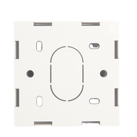 Boîte extérieure en plastique de type britannique 86*86*45 pour interrupteur mural et boîte de jonction de prise avec 2 vis