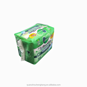 Coussinets de nuit ultra minces et super absorbants Coussinets menstruels organiques respirants en coton naturel toujours sans chlore et sans parfum - Product Image 1