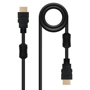 Câble HDMI v1.4 10m avec vitesse, HEC et ferrite, idéal pour connecter des appareils audio et vidéo haute définition. - Product Image 1
