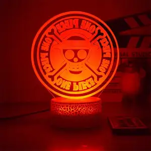 Speaker Portabel Kustom Lampu Ilusi 3d Lampu Malam Dasar Led Bebek Berbaring Akrilik