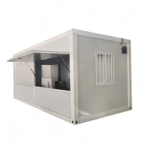 Conteneur de luxe pliable de 20 pieds, préfabriqué, modulaire et portable, pour kiosque, bar à café, maison, boutique ou espace extérieur compact, fabriqué en Chine - Product Image 5