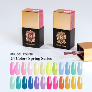 Badaga เจลทาเล็บ UV 24สีทำจากเรซินธรรมชาติผลิตจากวีแกนสำหรับร้านเสริมสวย - Product Image 3