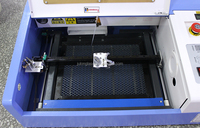 Mini machine de gravure laser CO2 40W, mini machine de fabrication de tampons en caoutchouc, machine laser pour faire des tampons