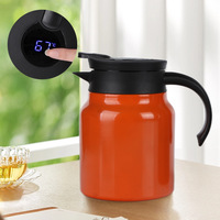 Tetera de Color sólido personalizada 304 acero inoxidable aislado botellas de agua portátiles café térmico taza de coche al aire libre