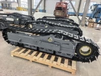 Châssis à chenilles de 2 tonnes, 5 tonnes, 10 tonnes, pièces de machines de construction, excavatrice, plateforme Caterpillar, chenilles en caoutchouc et en acier, train de roulement