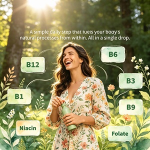 LUVVITA วิตามินบี 12+บี 6 แบบหยด ครีมเสริมภูมิคุ้มกันสำหรับผู้ใหญ่ มัลติวิตามินเพิ่มพลังงาน ไม่มีสารสังเคราะห์ - Product Image 4